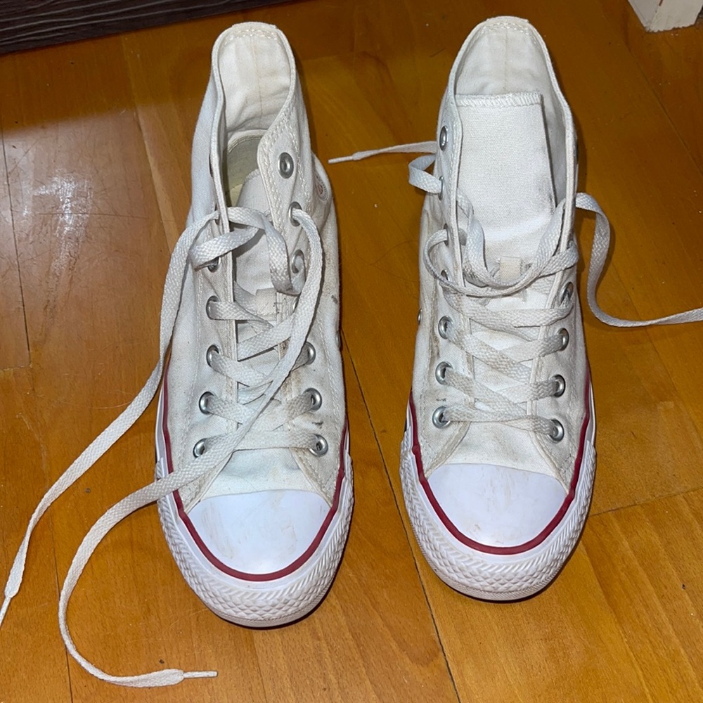 White high top converse